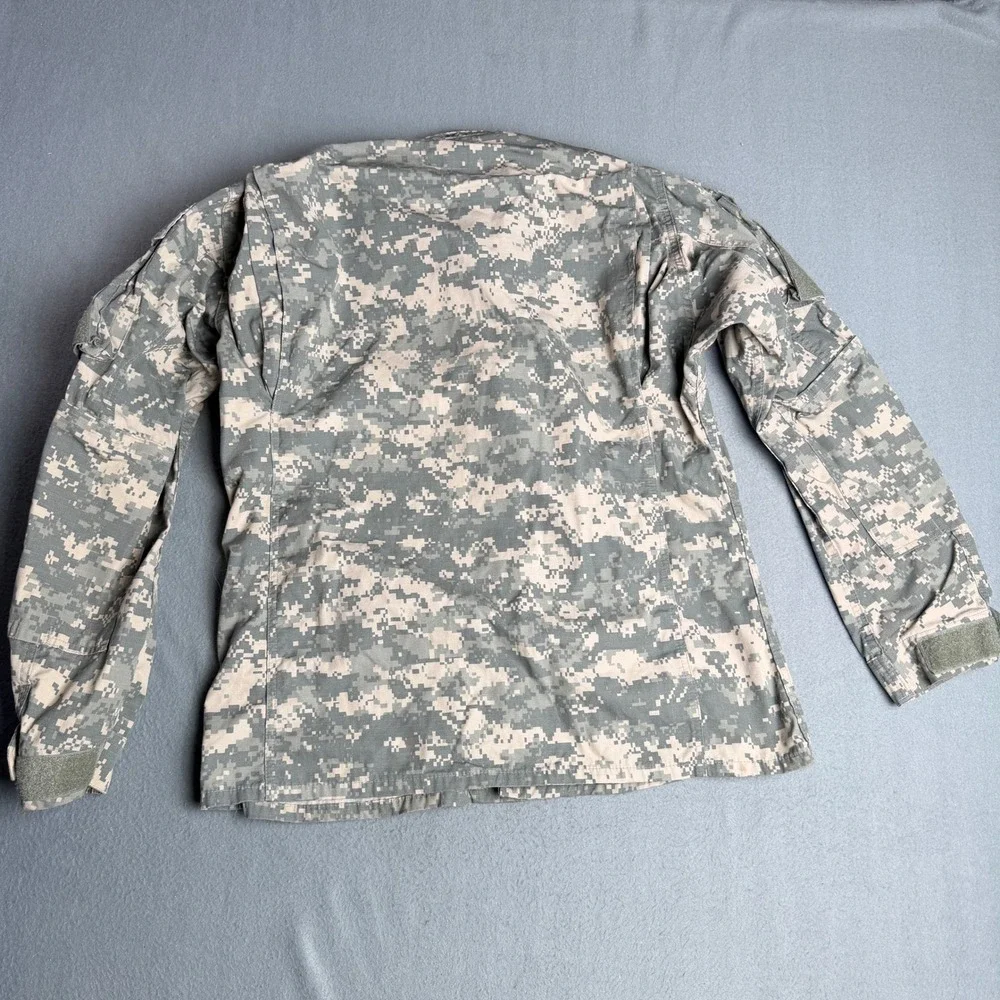 US Army ACU Digital Camo Combat Jacket UCP Military Field Coat Small Regular